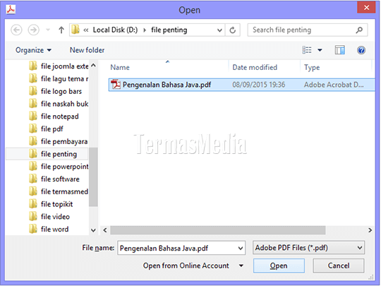 Mengekstrak semua gambar dari file PDF menggunakan Adobe Acrobat