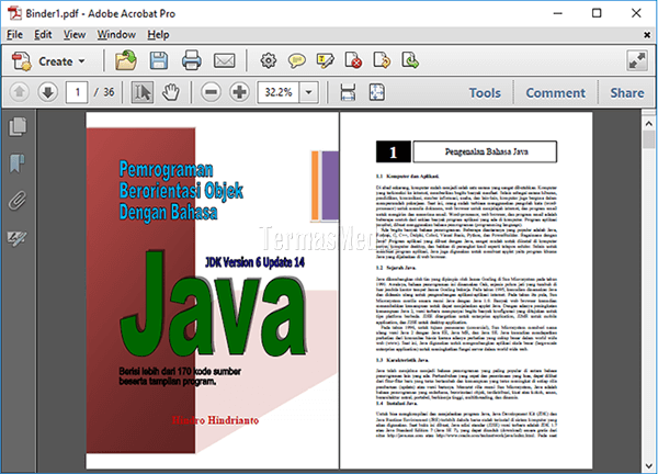 Menggabungkan beberapa format file menjadi sebuah file PDF di Adobe Acrobat