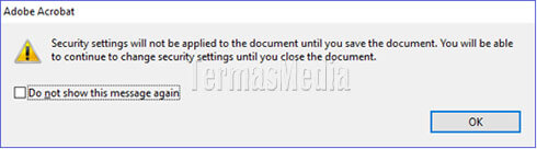 Memproteksi file PDF dengan password Adobe Acrobat