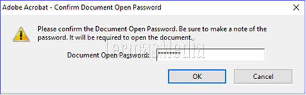 Memproteksi file PDF dengan password Adobe Acrobat