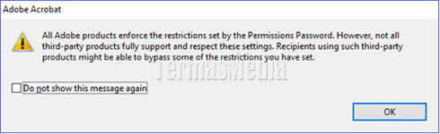 Memproteksi file PDF dengan password Adobe Acrobat