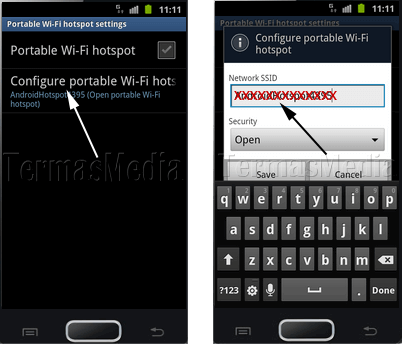 Samsung Galaxy Ace 2 sebagai Wi-fi hotspot portabel
