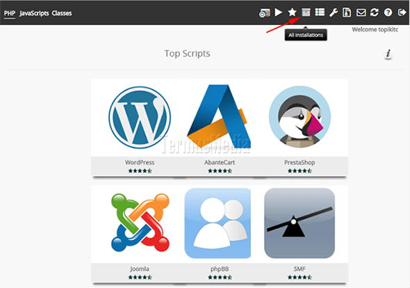 Mengatur pencadangan (backup) otomatis dengan softaculous