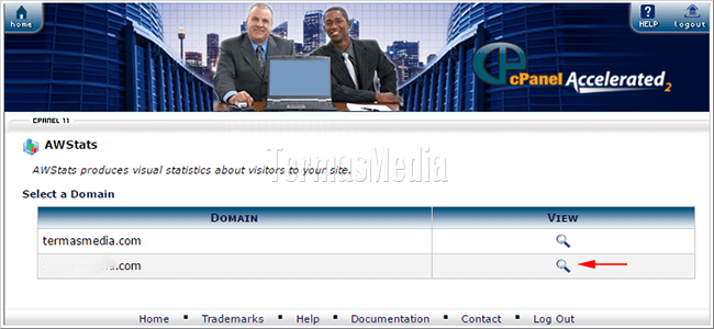 Melihat statistik pengunjung website melalui cPanel
