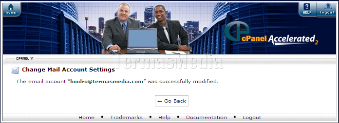 Mengubah password akun email domain sendiri