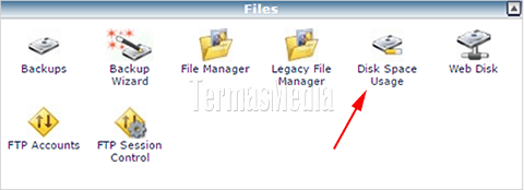 Cara melihat pemakaian disk space di hosting melalui cPanel