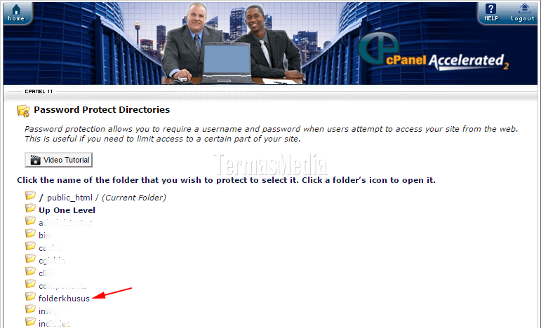 Memproteksi folder atau direktori di cPanel dengan password