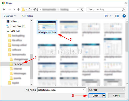 Cara upload dan download file menggunakan cpanel