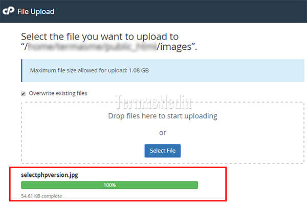 Cara upload dan download file menggunakan cpanel