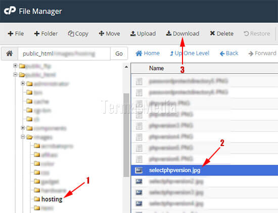 Cara upload dan download file menggunakan cpanel