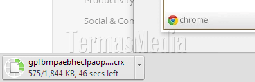Memasang atau merubah motif (theme) di browser Google Chrome