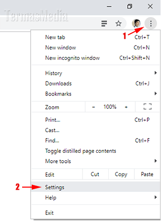 Menambahkan atau menampilkan tombol Home di browser Google Chrome