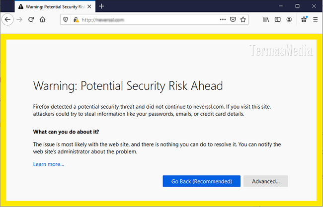 Mengaktifkan fitur HTTPS Only Mode di browser Mozilla Firefox