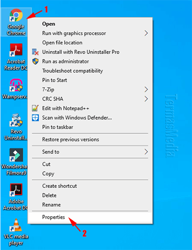 Mengaktifkan mode gelap browser Google Chrome di Windows 10