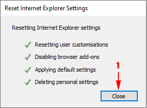 Mengembalikan browser Microsotf Internet Explorer ke pengaturan default