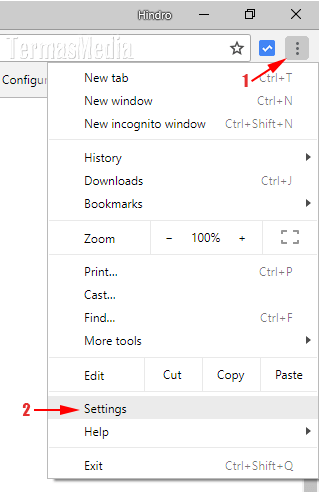 Menjadikan Google Chrome sebagai browser default