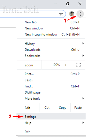 Menyetel mengatur Google Chrome mengunduh file PDF daripada membuka