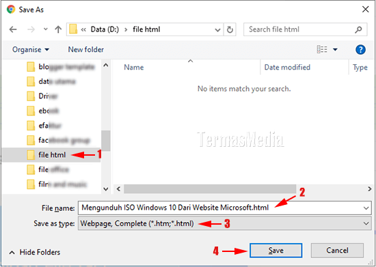 Cara menyimpan halaman web (web page) di browser Google Chrome