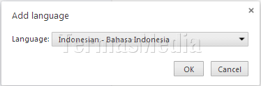 Mengubah setelan bahasa di peramban Google Chrome