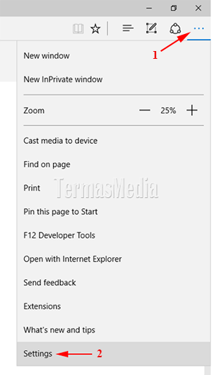 Menjalankan kembali browser dengan membuka semua tab dari sesi terakhir