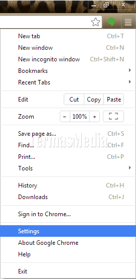 Mengembalikan browser Google Chrome ke motif standar (default theme)