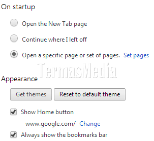 Mengembalikan browser Google Chrome ke motif standar (default theme)