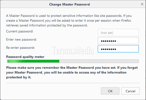 Menampilkan password akun di Mozilla Firefox dan cara pengamanannya