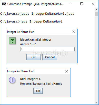 Penyeleksian switch di Java