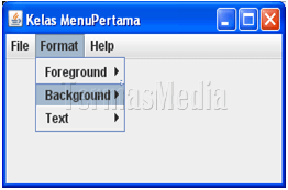 Membuat submenu di bahasa pemrograman Java