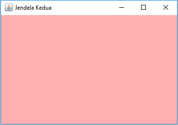 Membuat frame di Java dengan kelas JFrame