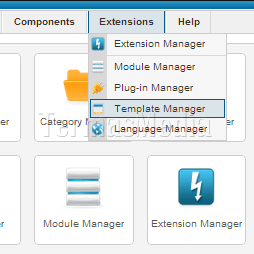 Mengubah template area administrator (backend) Joomla