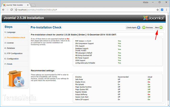 Cara menginstal CMS Joomla 2.5 di localhost