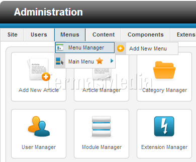 Merubah home page default (standar) di Joomla