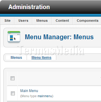 Merubah home page default (standar) di Joomla