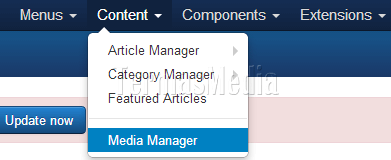 Membuat folder baru di Media Manager Joomla