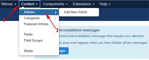 Menghapus artikel Joomla secara permanen