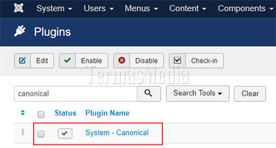 Mengatasi duplikasi deskripsi meta dan tag judul di Joomla