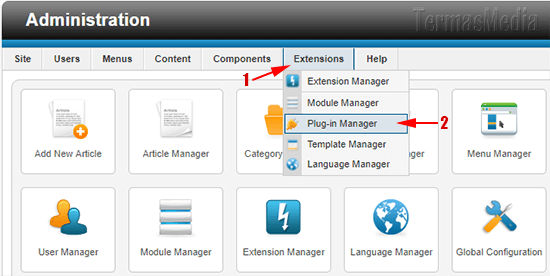 Mengubah fungsionalitas editor TinyMCE dari mode Advanced ke Extended di Joomla 2.5