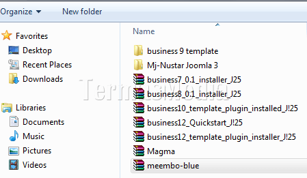 Memasang dan mengaktifkan template di Joomla
