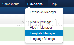 Memasang dan mengaktifkan template di Joomla