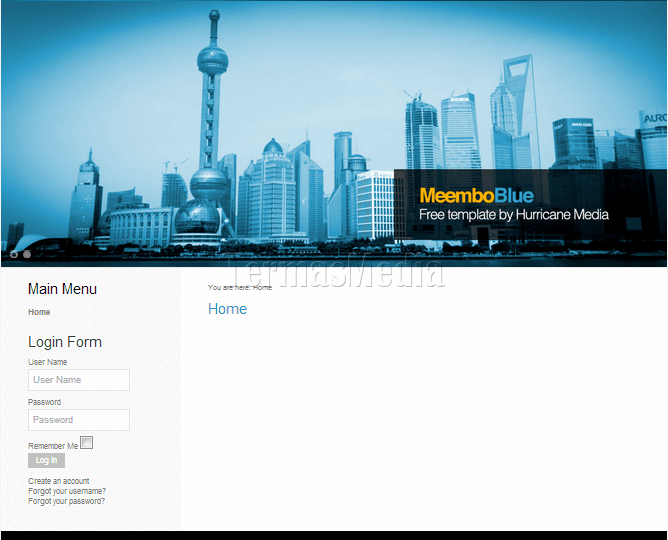 Memasang dan mengaktifkan template di Joomla