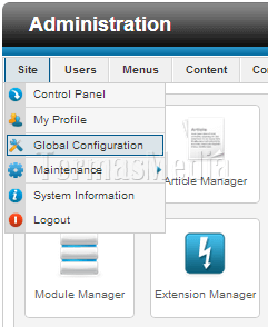 penyisipan JavaScript dan iFrame Di Joomla