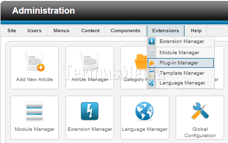 penyisipan JavaScript dan iFrame Di Joomla