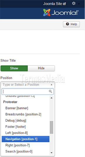 Membuat menu drop down di Joomla