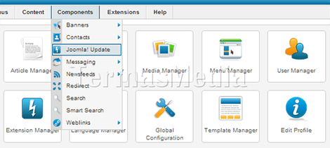 Menampilkan Update Ke Joomla Versi 3