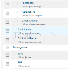 Menentukan jumlah artikel yang ditampilkan di Category List