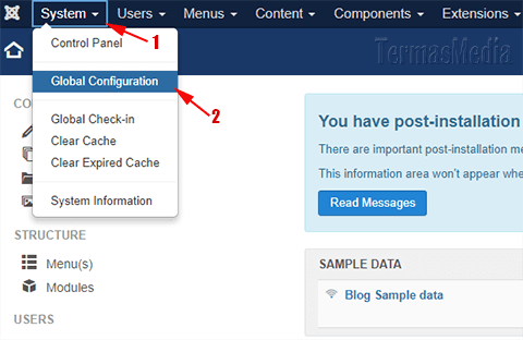 Merubah waktu sesi (session lifetime) di CMS Joomla