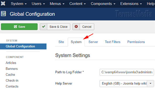 Merubah waktu sesi (session lifetime) di CMS Joomla