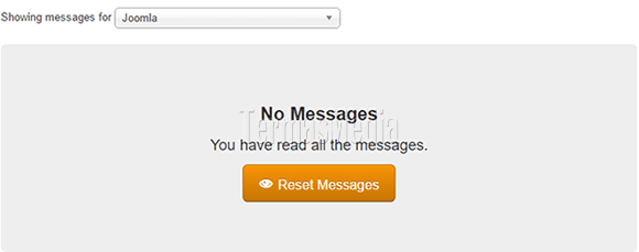Post-Installation Messages di CMS Joomla
