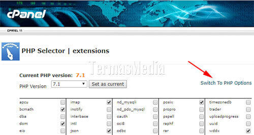 Mengubah ukuran file unggah (upload) maksimum melalui cPanel